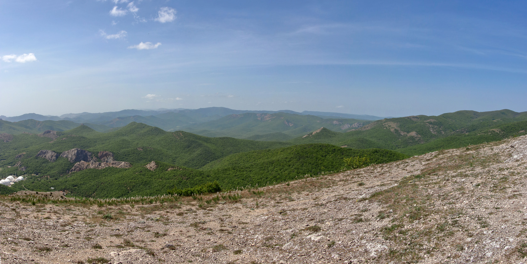 Гора Сандык-Кая, изображение ландшафта.