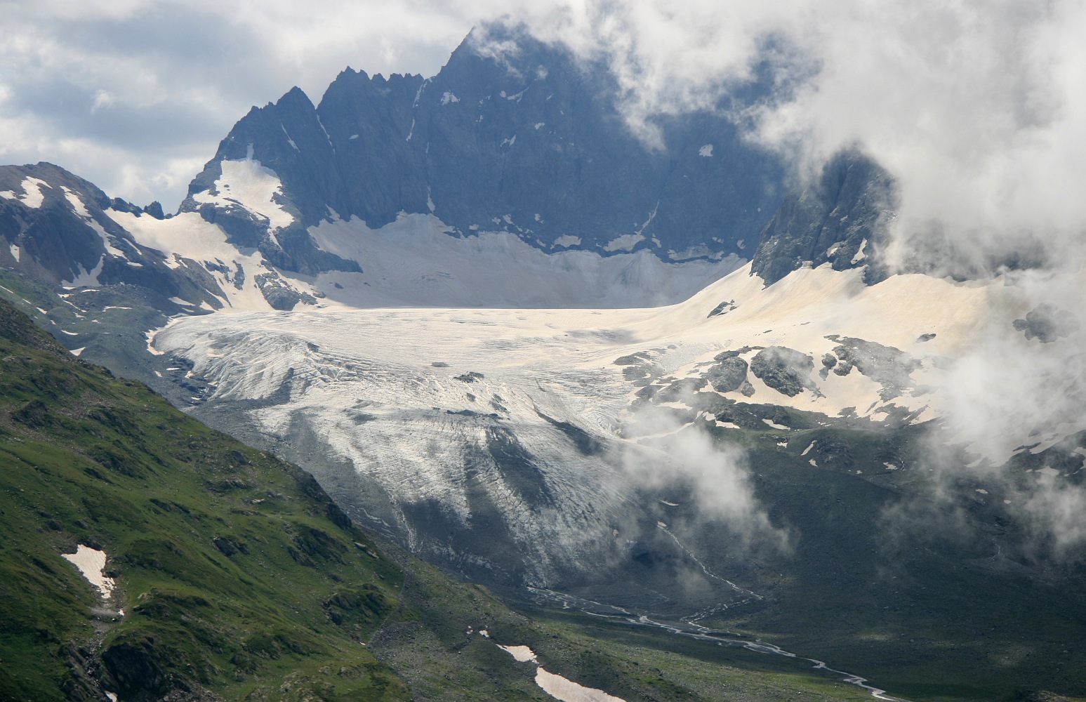 Марухский перевал ледник