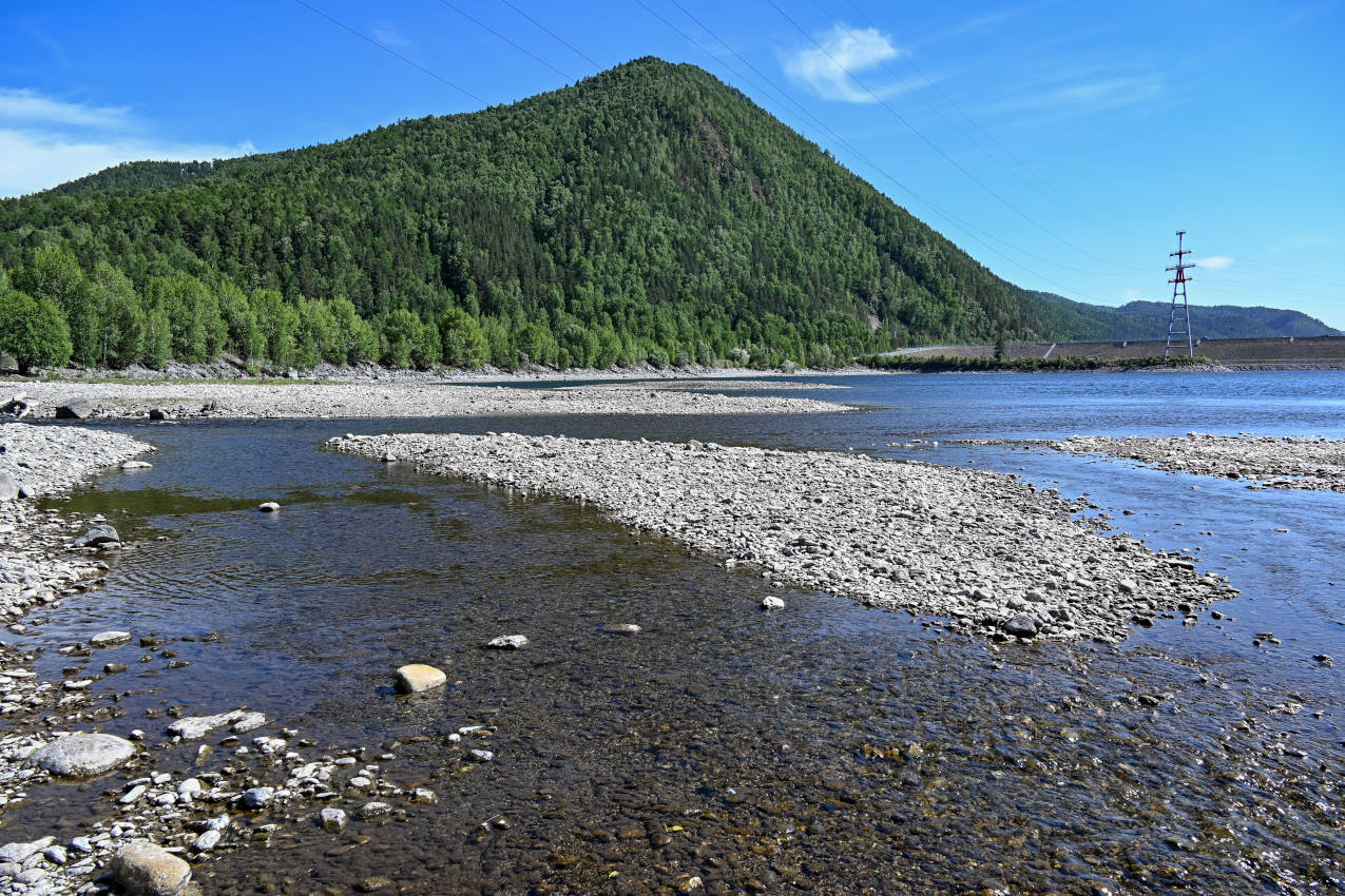 Устье реки Голубая, изображение ландшафта.