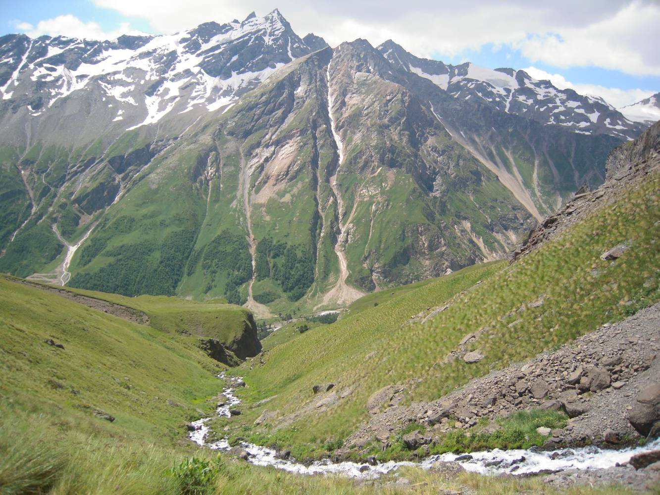 Водопад "Девичьи косы", image of landscape/habitat.