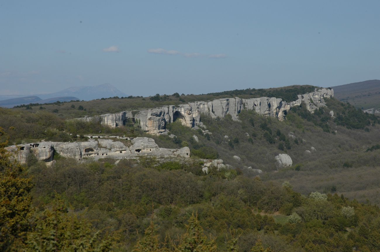 Пещерный город Эски-Кермен, image of landscape/habitat.