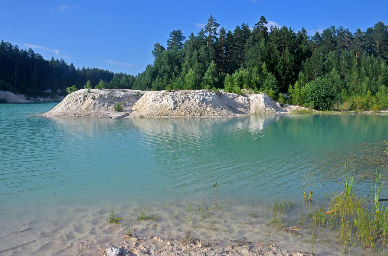 Каолиновый карьер, image of landscape/habitat.