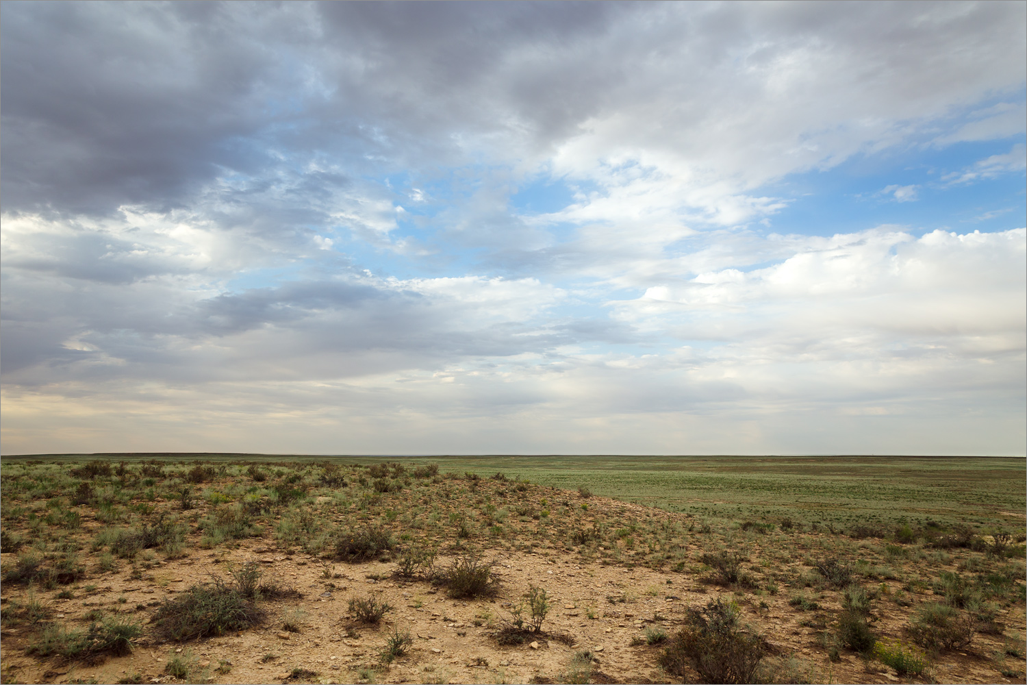 480 км трассы А-33 (Казахстан), изображение ландшафта.